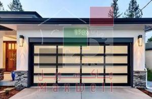 Framed Glass Garage Door