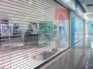 Clear Polycarbonate Shopping Mall Rolling Shutter