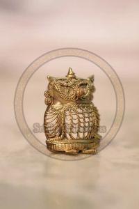 Brass Owl Dhokra Art