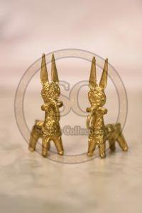 Brass Horse Pair Dhokra Art