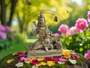 Brass Handcrafted Sitting Shiv Ganesha Dhokra Art
