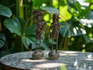 Dokra Art Brass Tribal Couple Statue