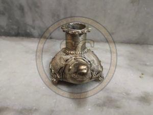 Dhokra Brass Tortoise Candle Holder