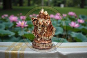 Terracotta Radha Krishna Idol