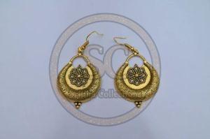 Anti Tarnish Brass Casting Dokra Earrings