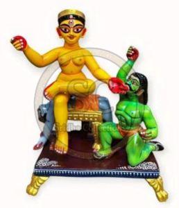 Brass MA Bagalamukhi Goddess Statue