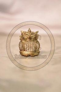 Brass Owl Dhokra Art