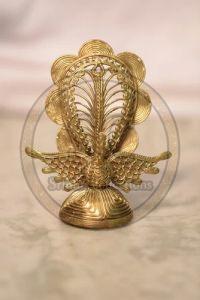 Brass Peacock Dhokra Art