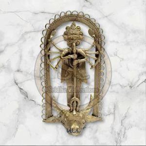 Dokra Artwork Brass Tribal Durga Statue