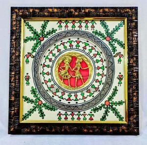 Dokra Brass Wall Hanging Warli Painting