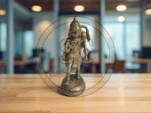 Handcrafted Dhokra Brass Hanuman Ji Statue
