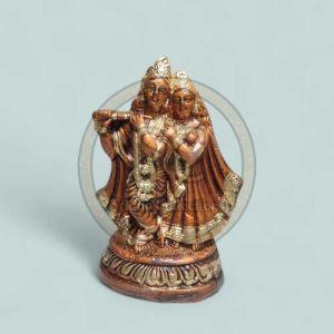 Terracotta Radha Krishna Idol