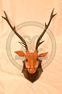 Wooden Wall Mounted Deer