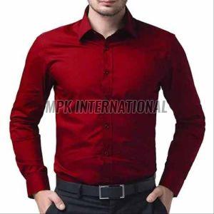 Mens Plain Cotton Shirt