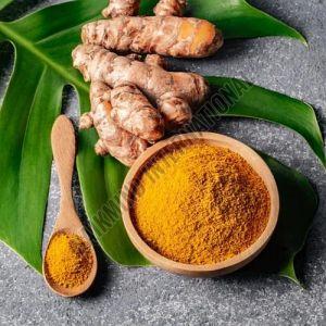 Dried Yellow Turmeric Powder