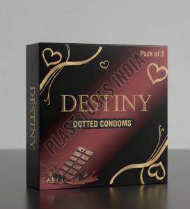 Destiny Chocolate Dotted Condom