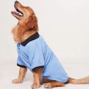Classic Sky Blue Dog Polo T-Shirt