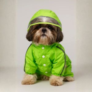 Furryfits Neon Dog Raincoat