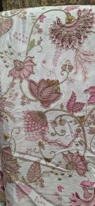 Ladies Crepe Big Floral Print Designer Fabric
