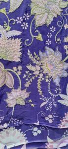 Ladies Crepe Big Floral Print Designer Fabric