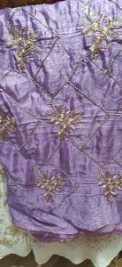 Ladies Purple Fendi Silk Designer Fabric