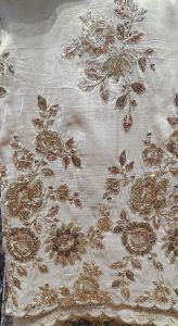Ladies Tissue Silk Allover Butta Fabric