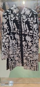 Mens Black Velvet Indo Western Party Wear Suit