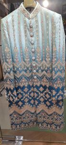 Mens Royal Velvet Maharaja Wedding Sherwani