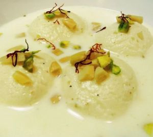 Classic Frozen Sweet Delight Kesar Rasmalai