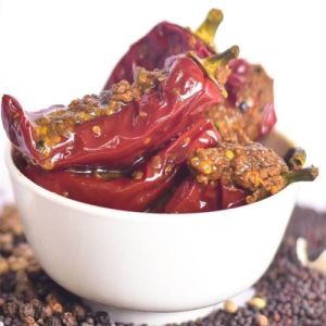 Spicy Stuffed Red Chilli Pickle
