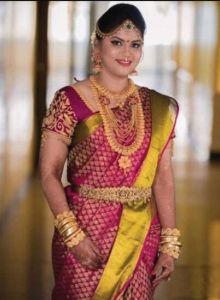 Ladies Bridal Pure Tussar Silk Saree