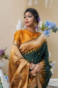 Ladies Festive Wear Pure Tussar Silk Saree
