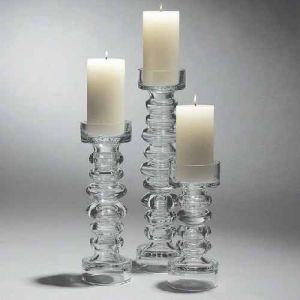 Glass Candle Holder