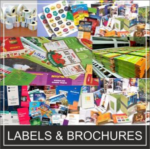 Labels and Brochures Printing Services