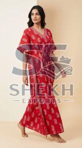 Ladies Lightweight Printed Cotton Nighty