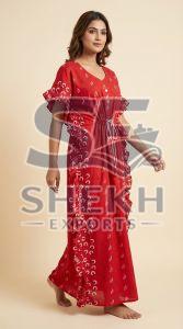 Ladies Soft Touch Printed Cotton Nighty