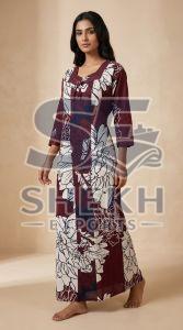 Ladies Ultra Soft Printed Cotton Nighty