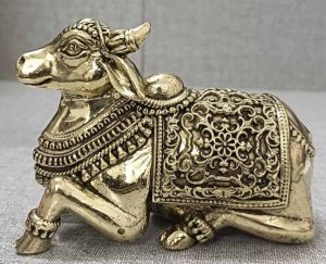 Brass Nandi Statue