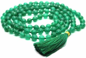 Crystal Green Jade Mala
