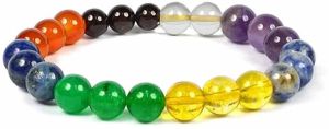 Multicolor 7 Chakra Gemstone Bracelet