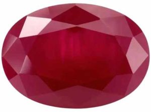 Red Oval Astro Ruby Gemstone