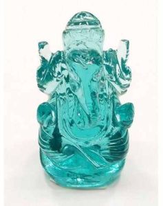 Synthetic Emerald Ganesh Statue