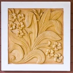 Walnut Wood Carving Wall Art