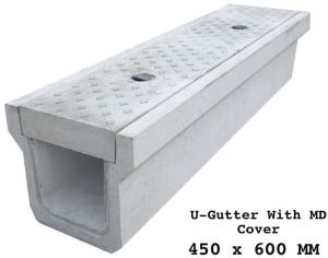 Perforated RCC U Drain Cover