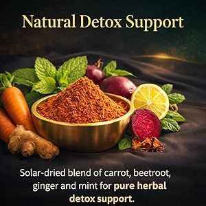 Trufresh Amrut Natural Detox Powder 100g Herbal Detox Drink for Digestion, Metabolism &AMP; Daily Wellness