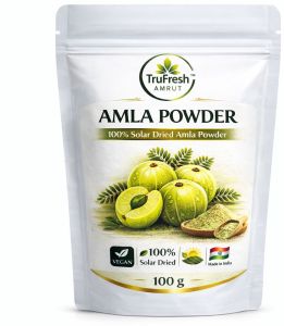 Trufresh Amrut Amla Powder 100g Solar Dried Indian Gooseberry Vitamin C Rich Immunity Booster