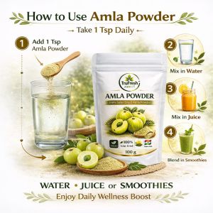 Trufresh Amrut Amla Powder 100g Solar Dried Indian Gooseberry Vitamin C Rich Immunity Booster