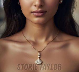 Gold Crystal Pendant
