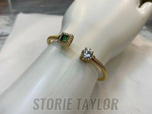 Green Metal Alloy Bracelet