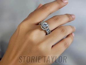 Silver Metal Alloy Ring